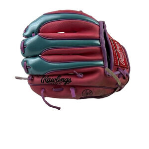 Girls Rawlings Leather Pink 9 inch Baseball Mitt Glove